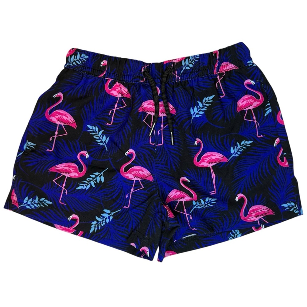 BRISIRA Boys Flamingo Compression Boxer Brief Liner Swim‎ Trucks, Size 3Y, NWT